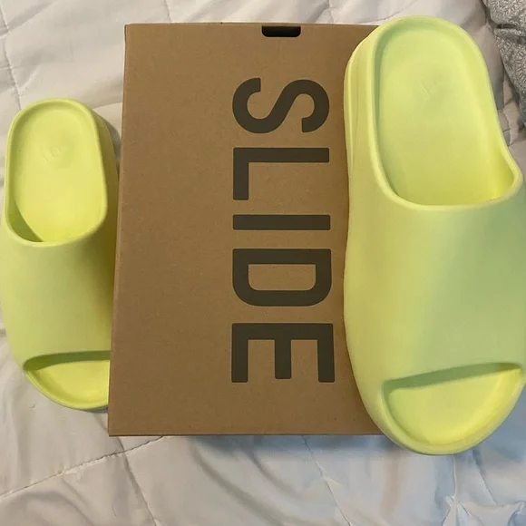 Yeezy | Shoes | Yeezy Slide Glow Green | Poshmark display picture 3